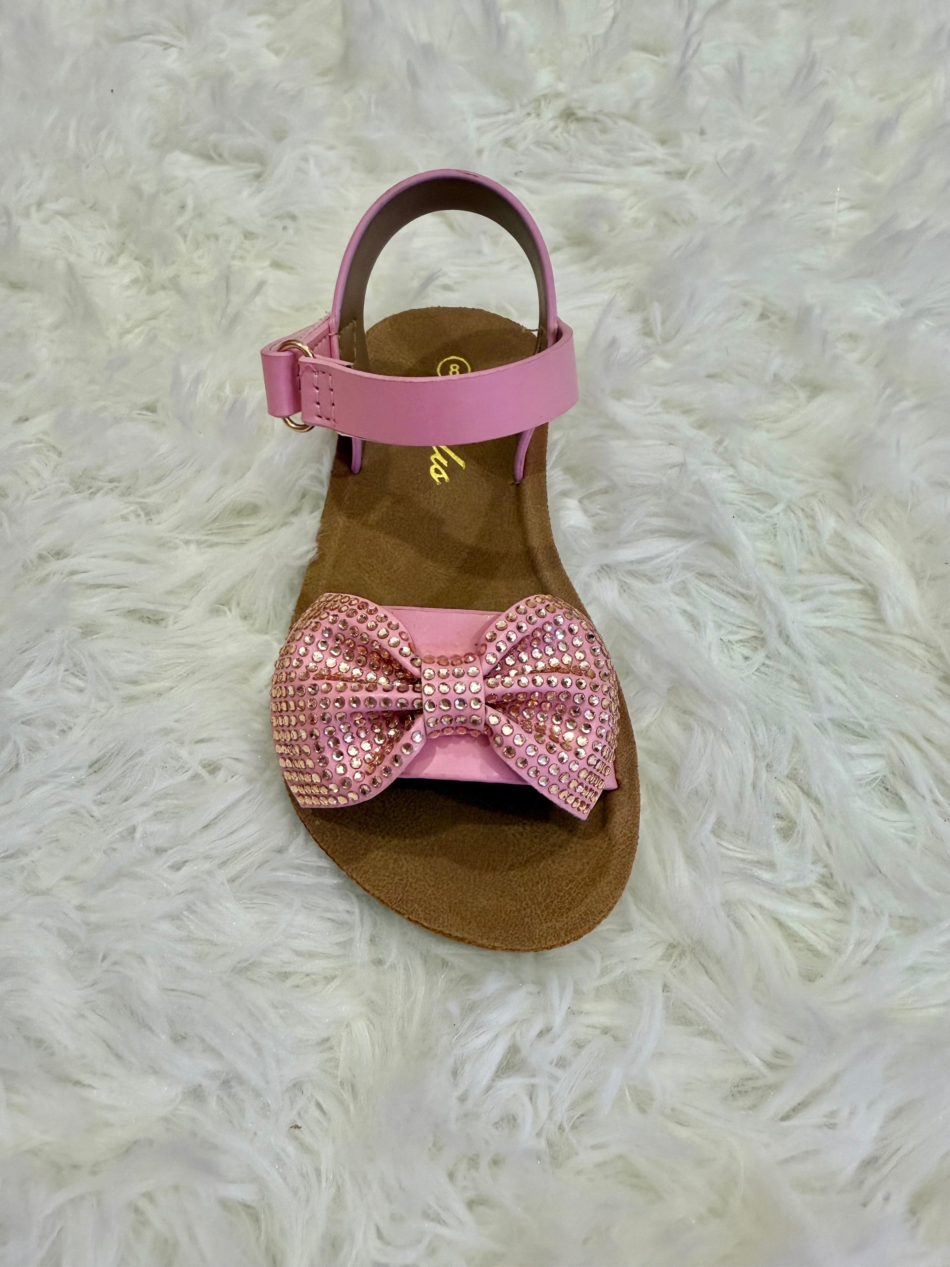 Pink Bow Sandals